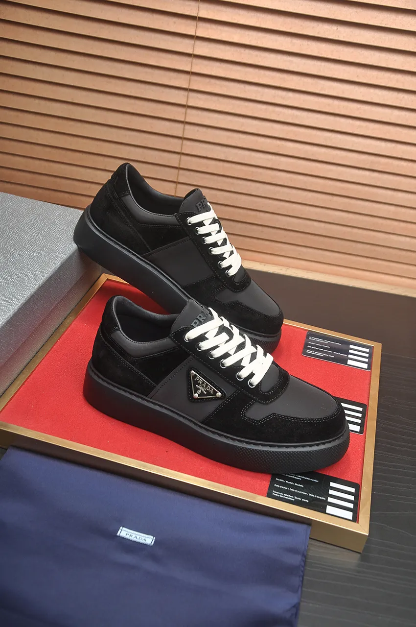 Men's shoes 💰580💶【PRADA】Top original, new season, high quality original goods, top imported calfskin with original imported glue, imported cowhide inside with original cowhide feet, original outsole! Quality guaranteed! Code 38-45 (45 customized)